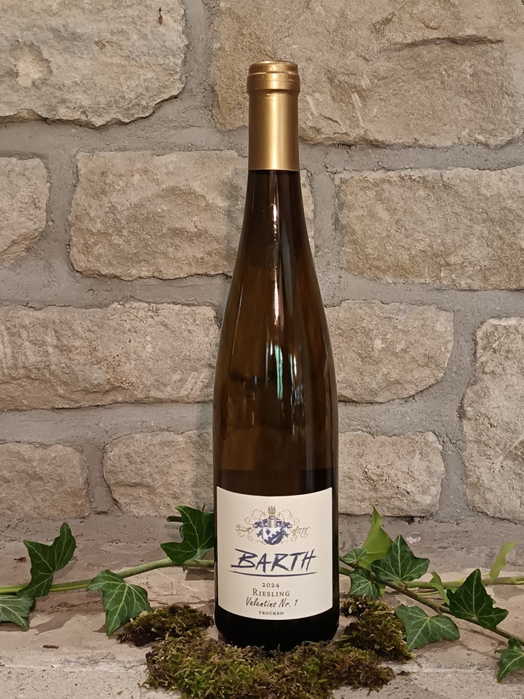 Produktbild von: <br>Artikel-Nr.: 111<br>2024er Rehborner Herrenberg Riesling Valentin Nr.1 Qualitätswein  trocken 0,75l<br>